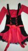 Adult Female Costumes to Hire - Black & red dress/top